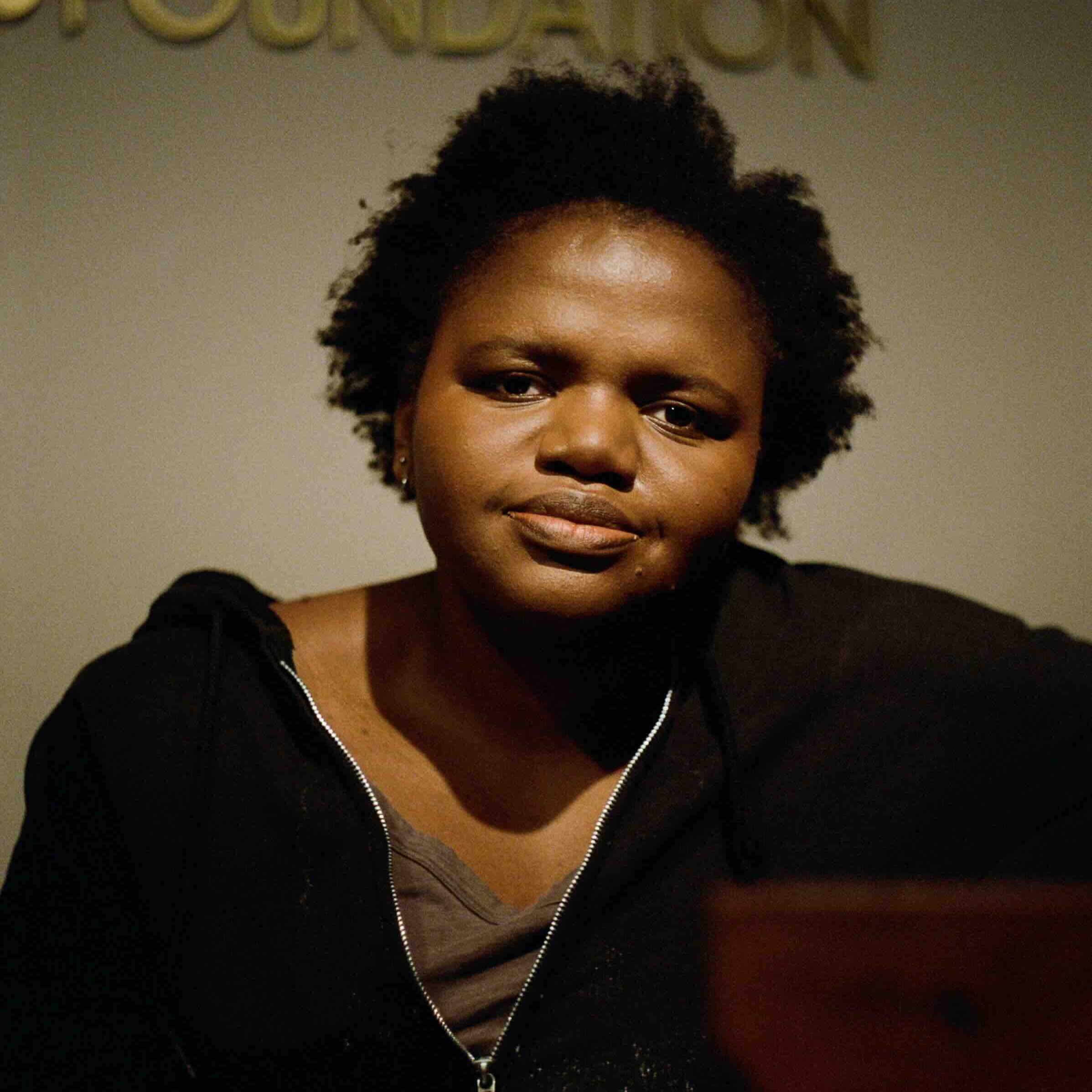 woman smiling