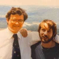 Joe Connolly ’72, left and Jay Branegan ’72, right