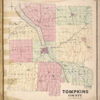 Map in yellow, green and pink sections