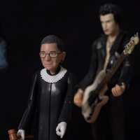  Thought-action figures of Ruth Bader-Ginsburg and Sid Vicious