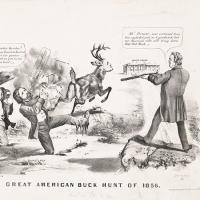  Political cartoon from 1856