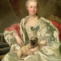  Princess Ekaterina Dmitrievna Golitsyna with her lapdog
