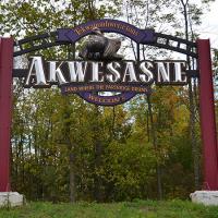  Entrance to the Akwesasne reservation
