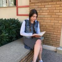  Here I am reading outside Cornell In Washington building 