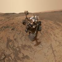 Mars Rover on dirt