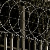  razer wire at a prison