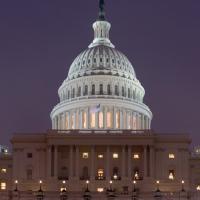  Image of US Capitol Building at Night