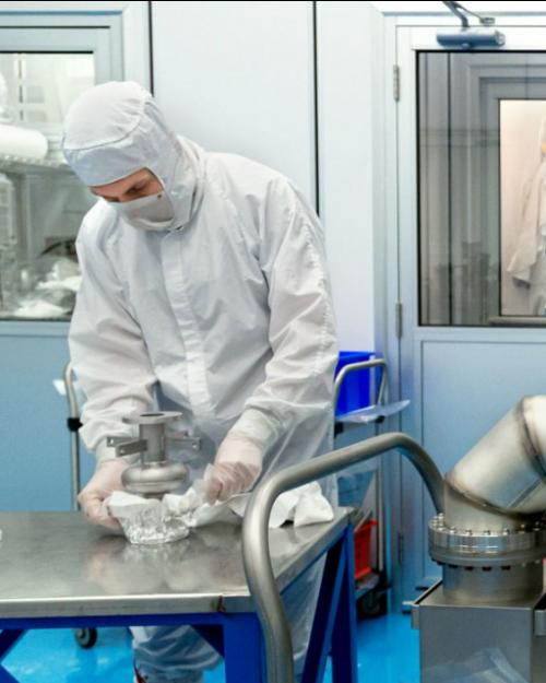 person in lab