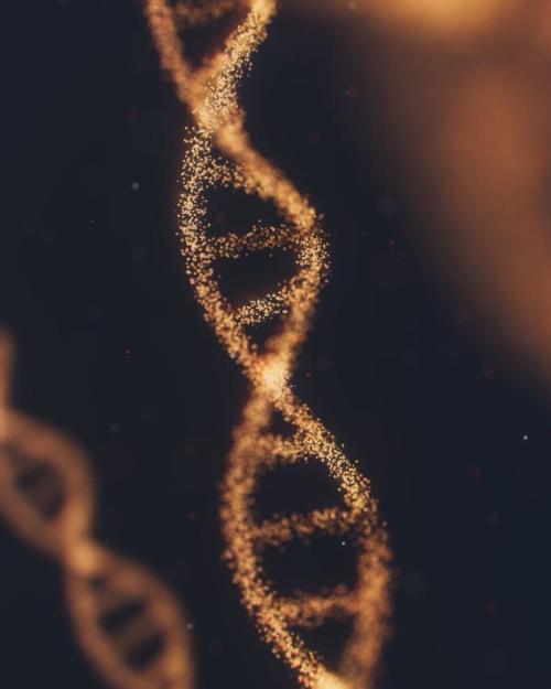 		Golden DNA double helix
	