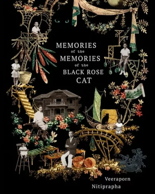 Book cover art "Memories of the Memories of the Black Rose Cat"
