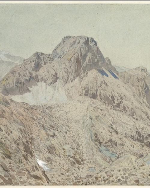Painting of mountains
