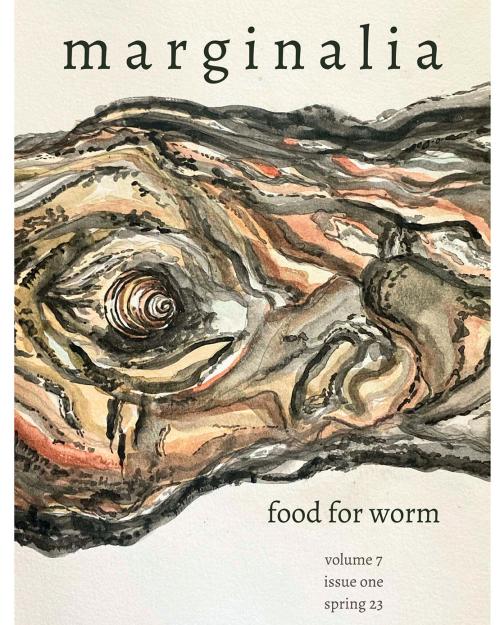 Marginalia magazine cover, spring 2023