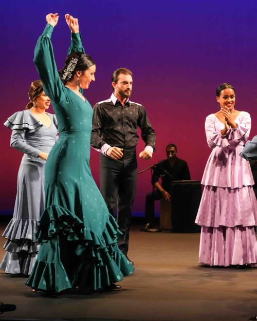 people flamenco dancing