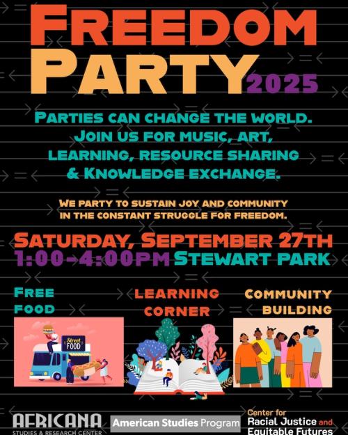 Freedom Party 2025 poster