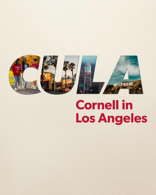 		CULA letters on white background with photos of Hollywood
	