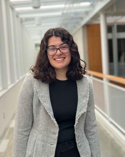 person standing inside