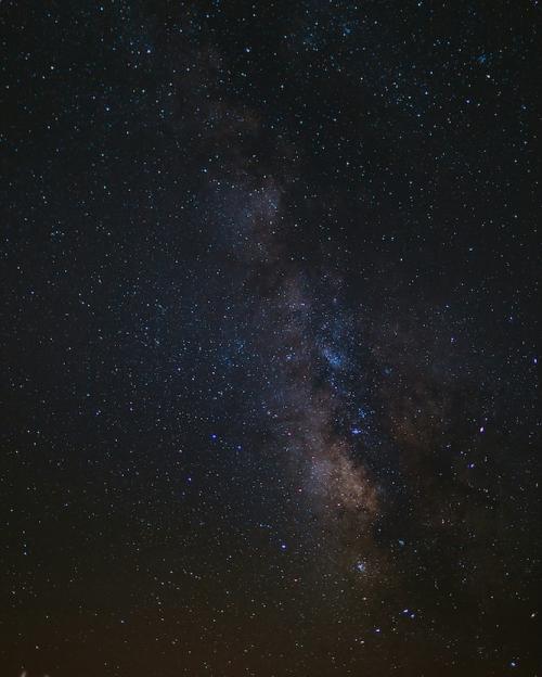 Sky filled with stars
