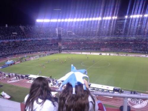  A soccer game between Argentina and Trinidad and Tobago that I attended while in Argentina