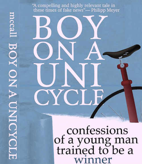  Book cover of Boy on a unicycle&#039;
