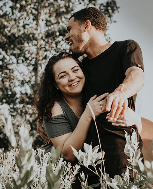 A happy couple