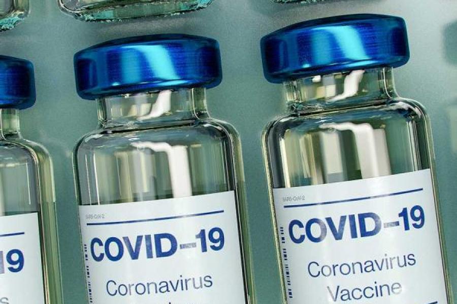 bottles labeled 'coronavirus vaccine'