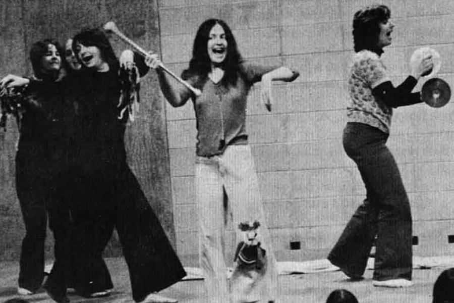 women playing instruments