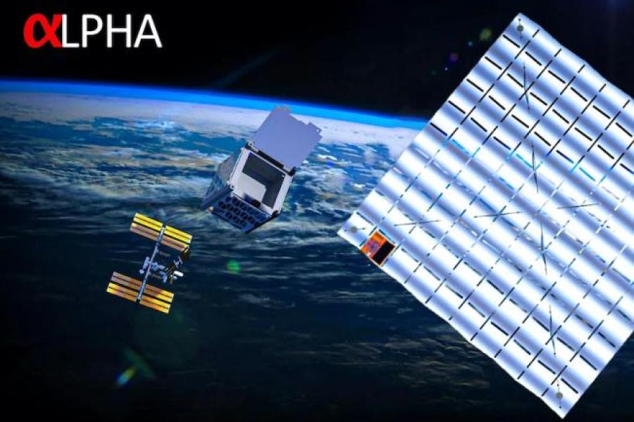 Illustration of objects in space