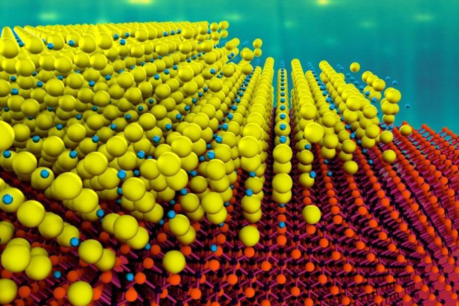 Graphic with hundreds of yellow dots