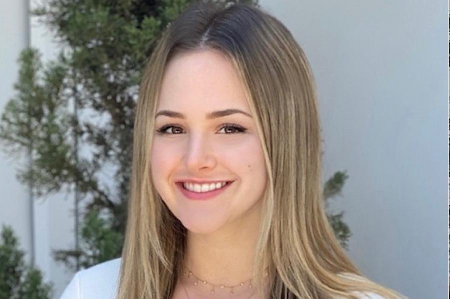 woman standing outside