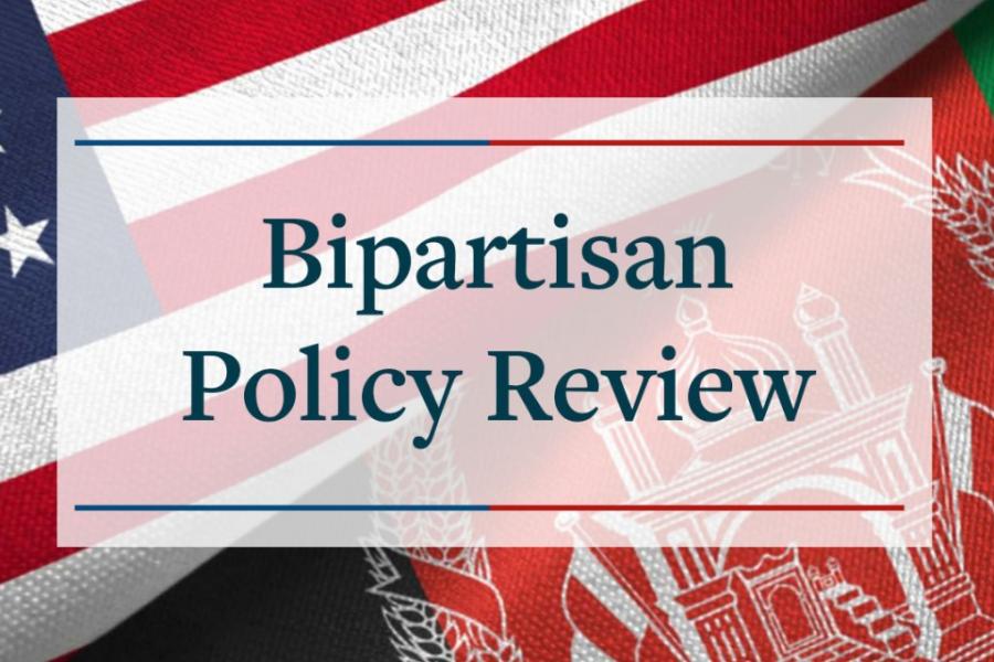 Report cover: "Bipartisan Policy Review"