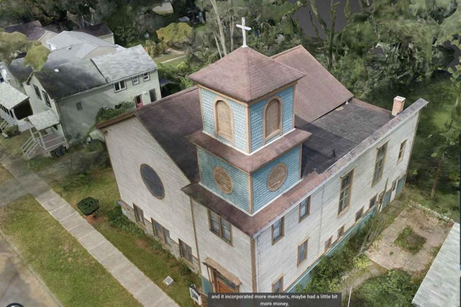 3d model of a church