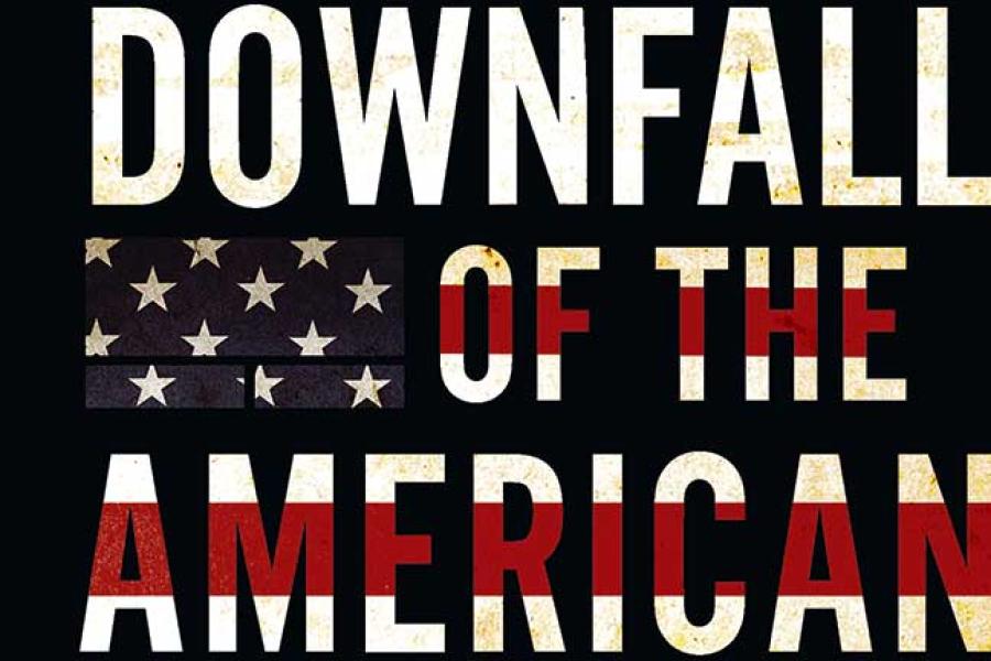 Book cover: The Downfall of the American Order