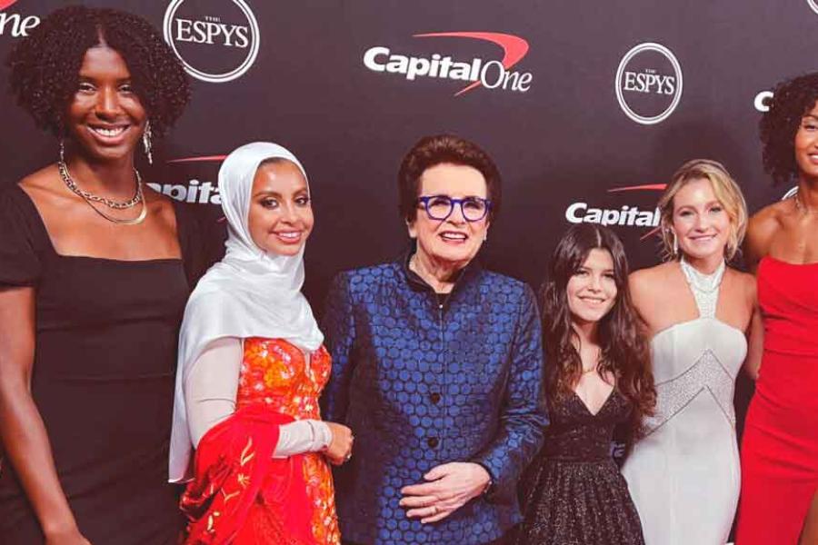 group of women standing together 
