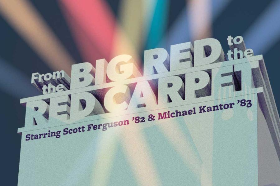Poster for "From the Big Red to the Red Carpet" event