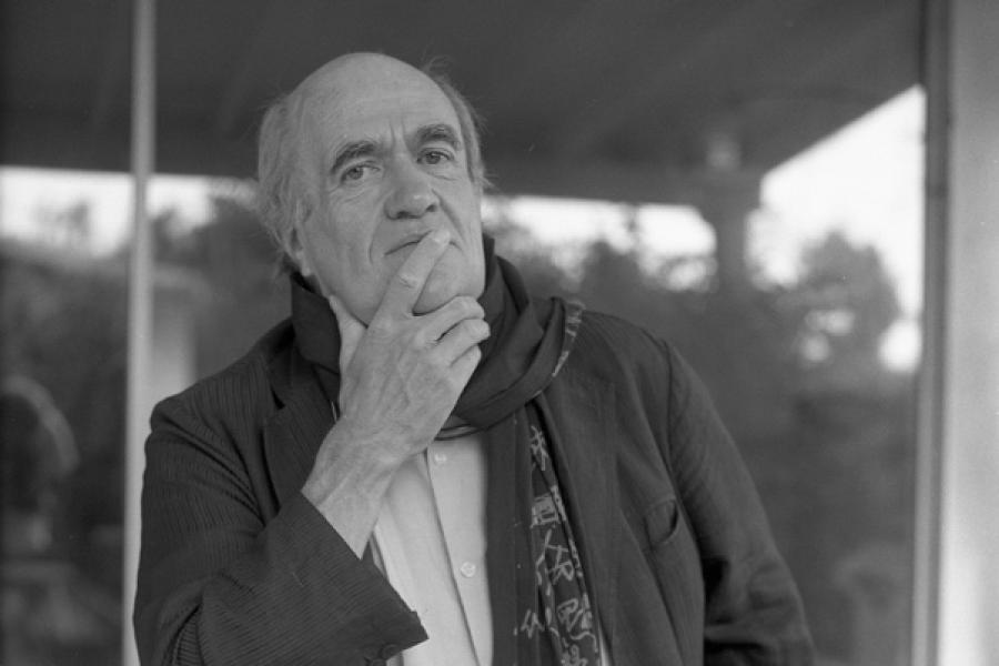 man standing outside 