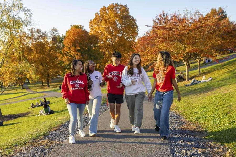 Student ambassadors on the slope