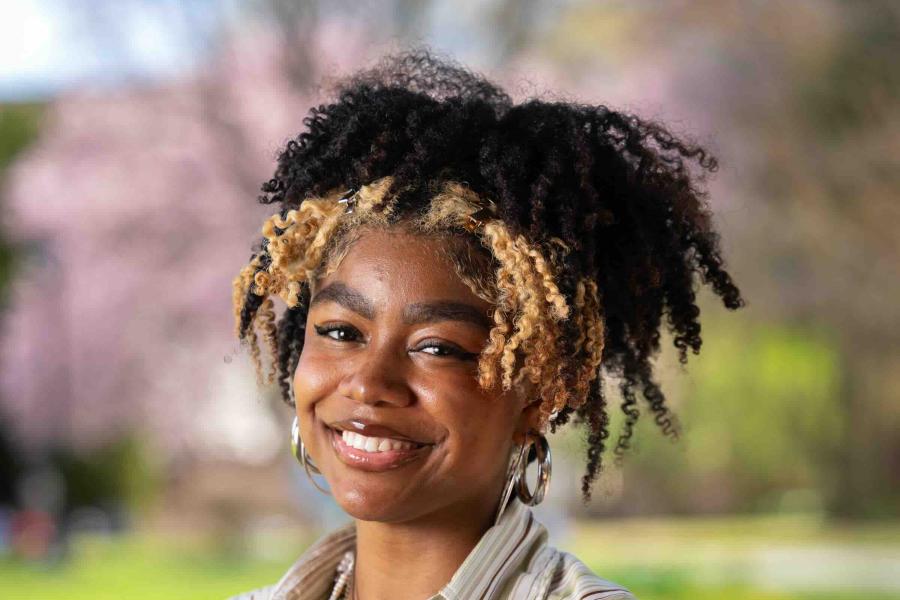 person smiling