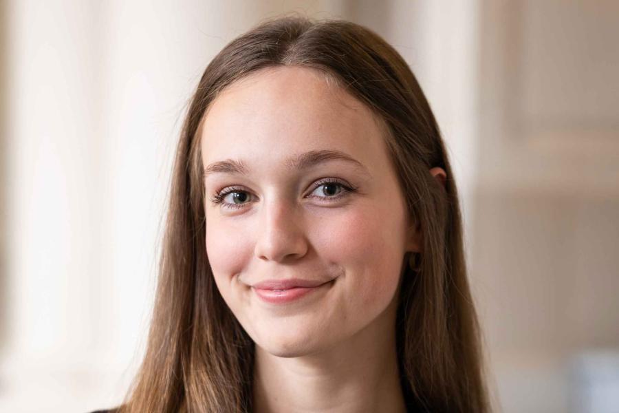 person smiling
