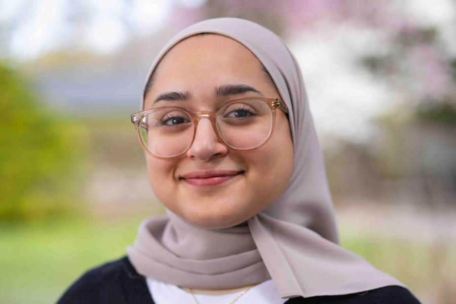 person smiling