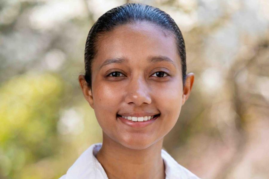 person smiling