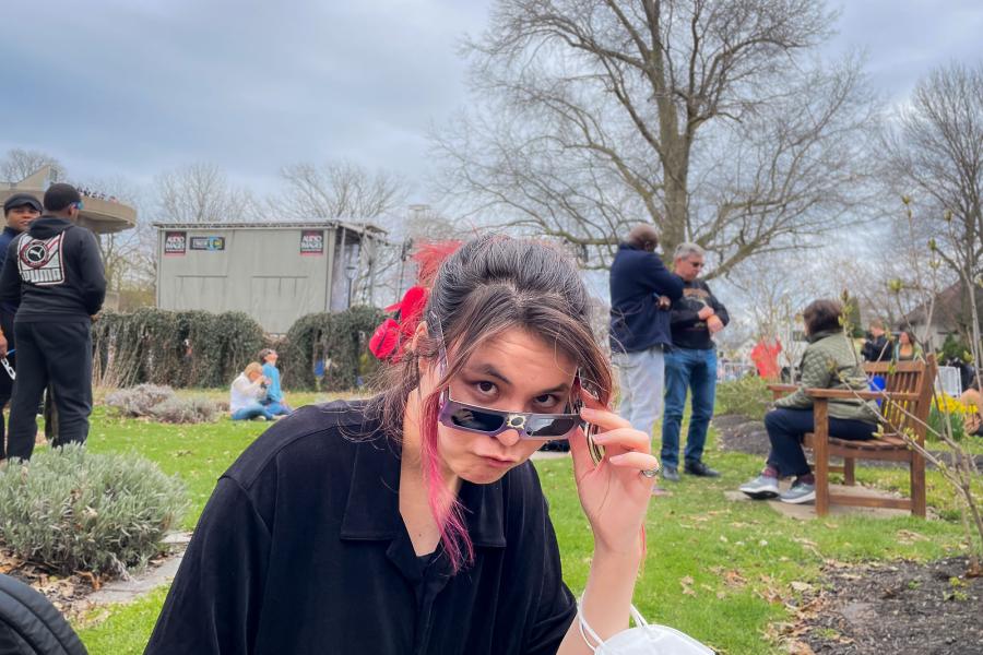 person with sunglasses