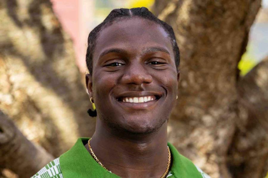 person smiling