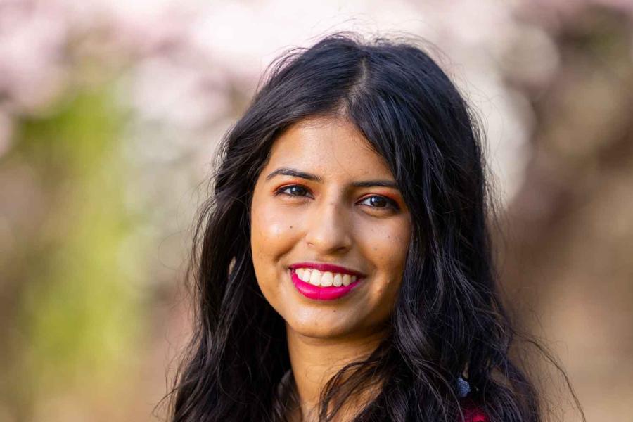 person smiling