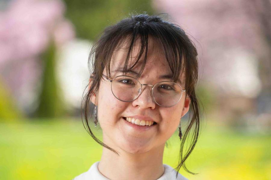 person smiling