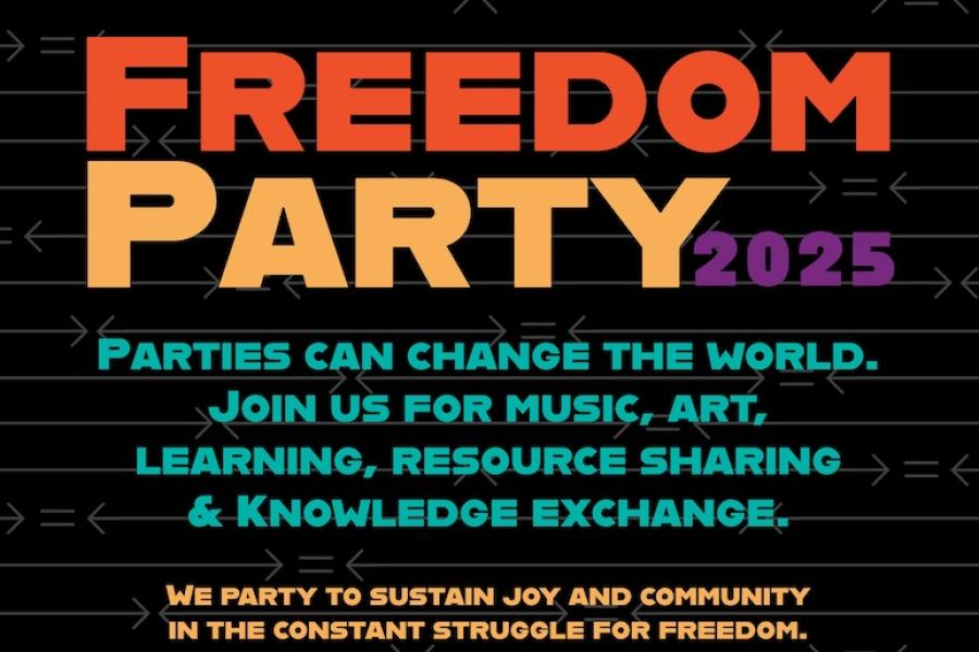 Freedom Party 2025 poster