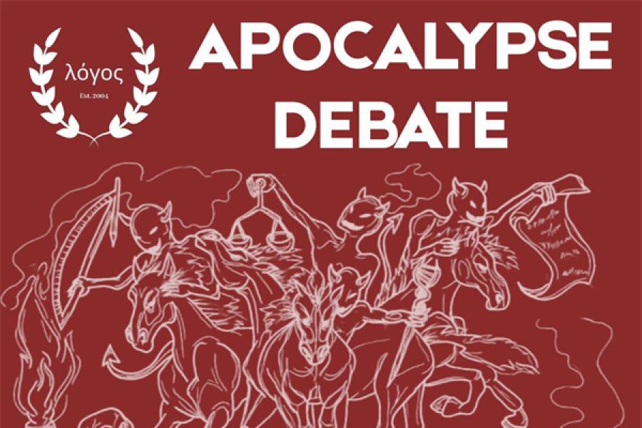 poster with devils riding on horseback