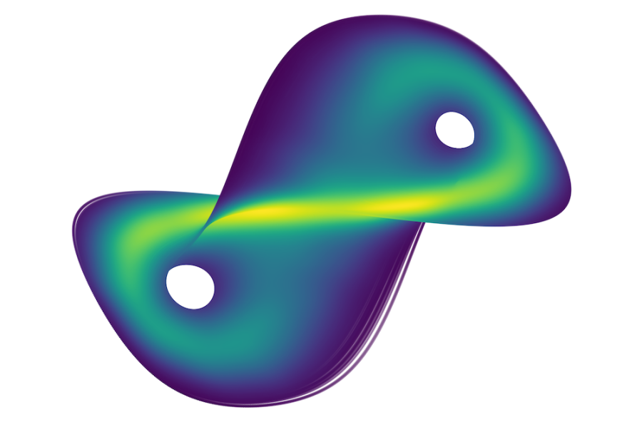 Figure eight-like shape