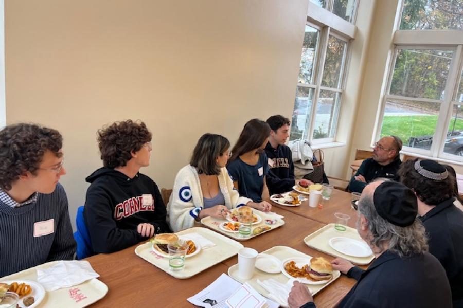 people sitting around a table
