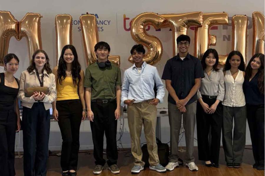 people standing in a group