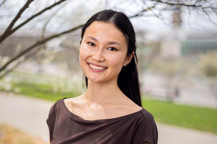 person smiling